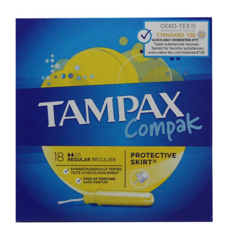 Tampax Compak Protective Skirt Regular 18S product image