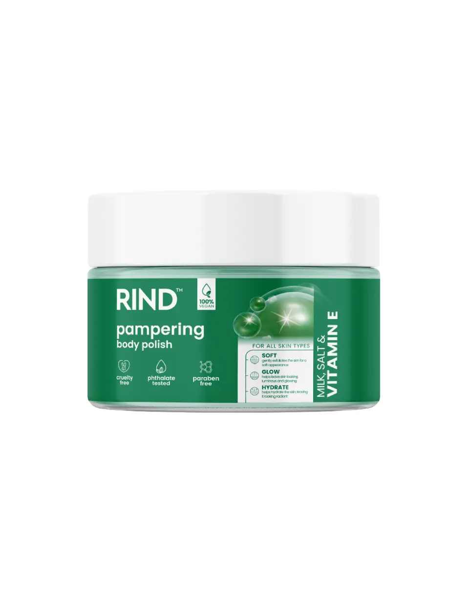 Rind Body Polish Pampering Milk Salt & Vitamin E 10oz/283g product image