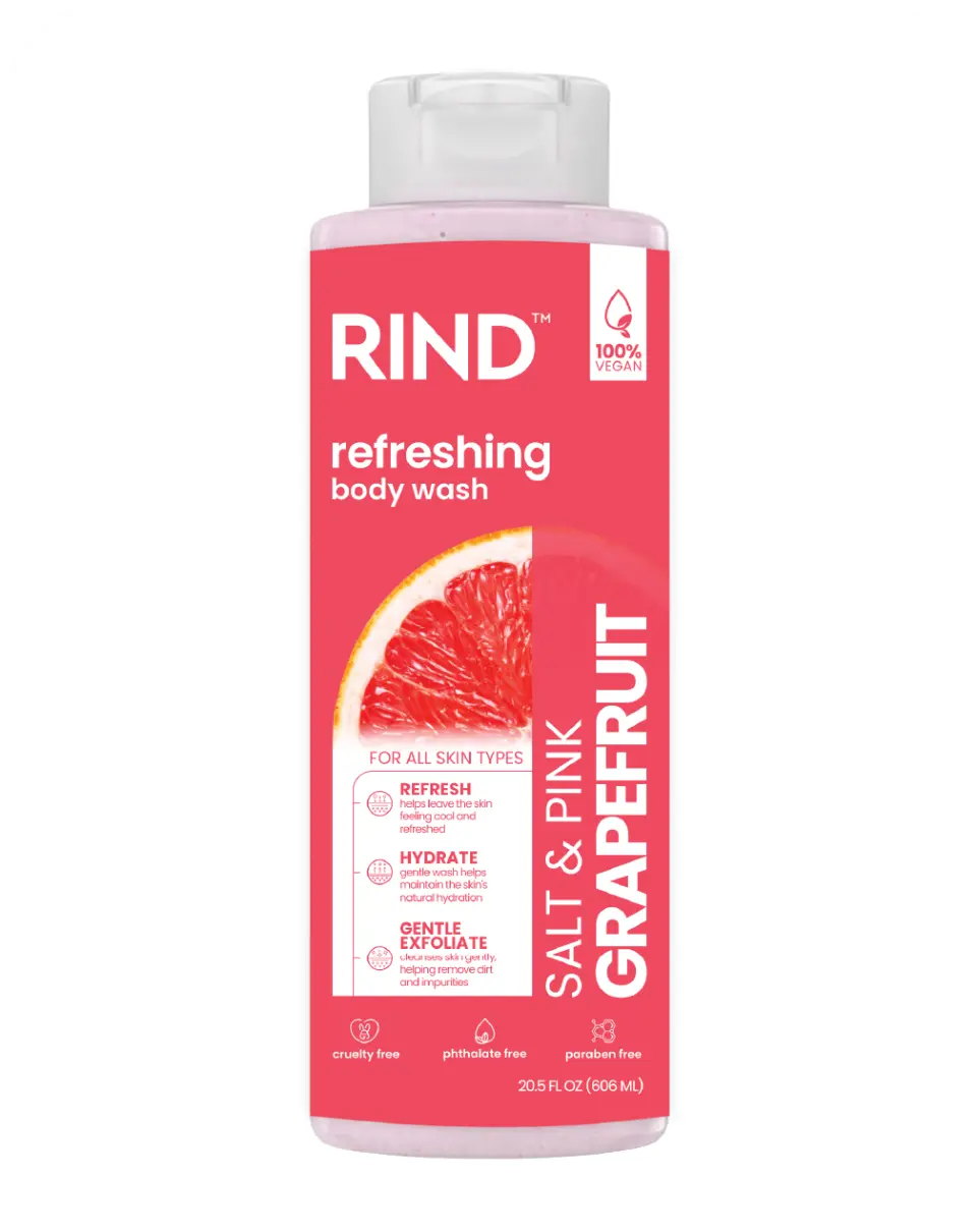Rind Body Wash Refreshing Salt & Pink Grapefruit 20.5oz/606ml product image