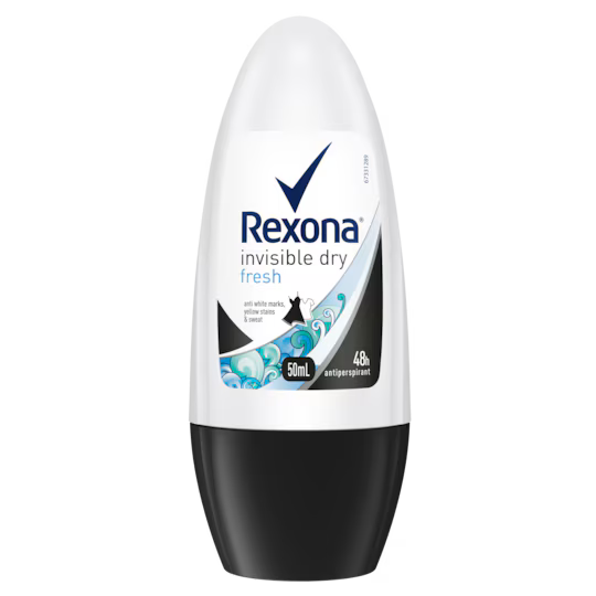 Rexona Deodorant Roll On Women Invisible Dry + Fresh 45ml product image
