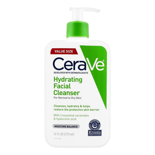 Cerave Hydrating Facial Cleanser Normal To Dry Skin 16oz/473ml product image