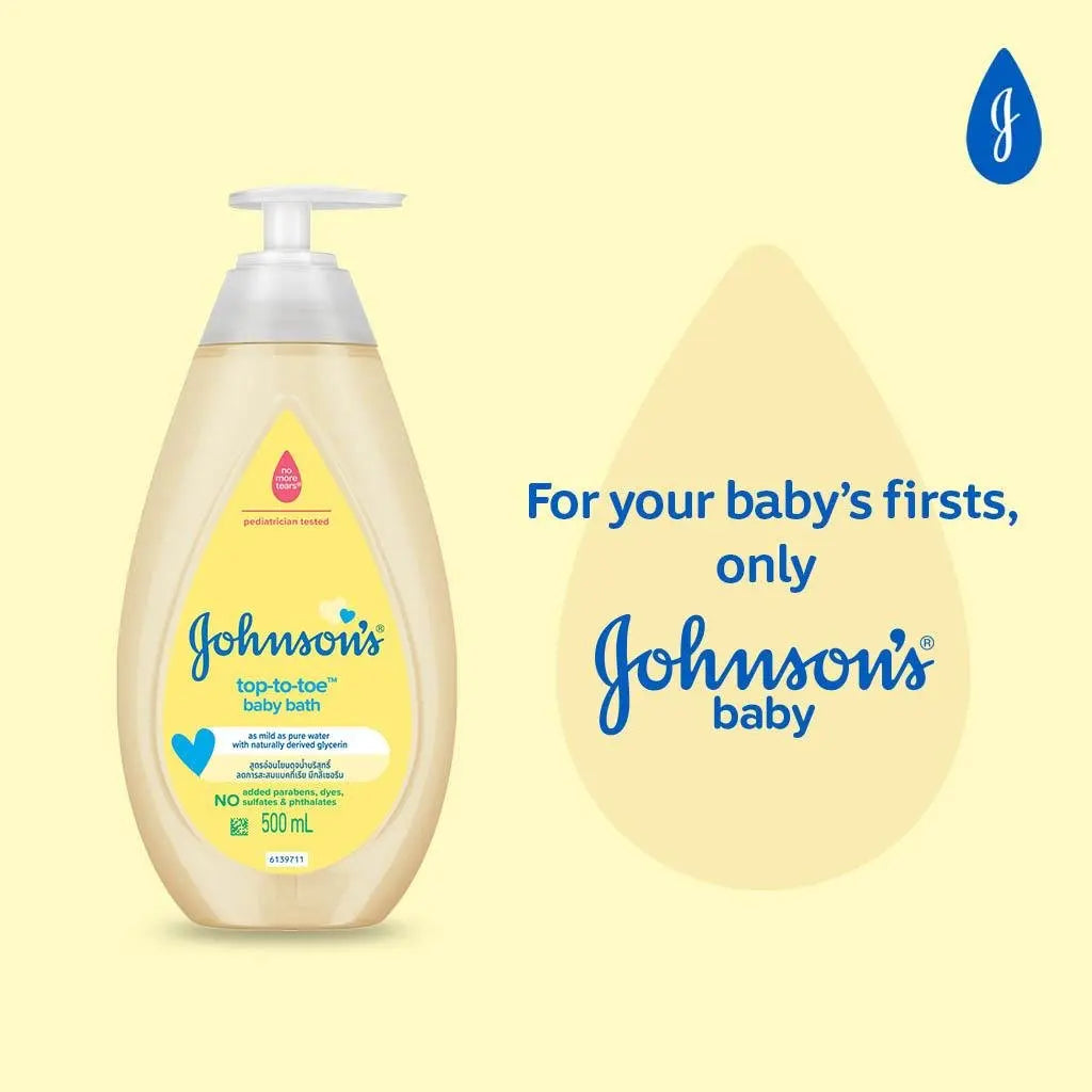 Johnsons Baby Top To Toe Hair & Body Bath 500 ml (pump) product image 1