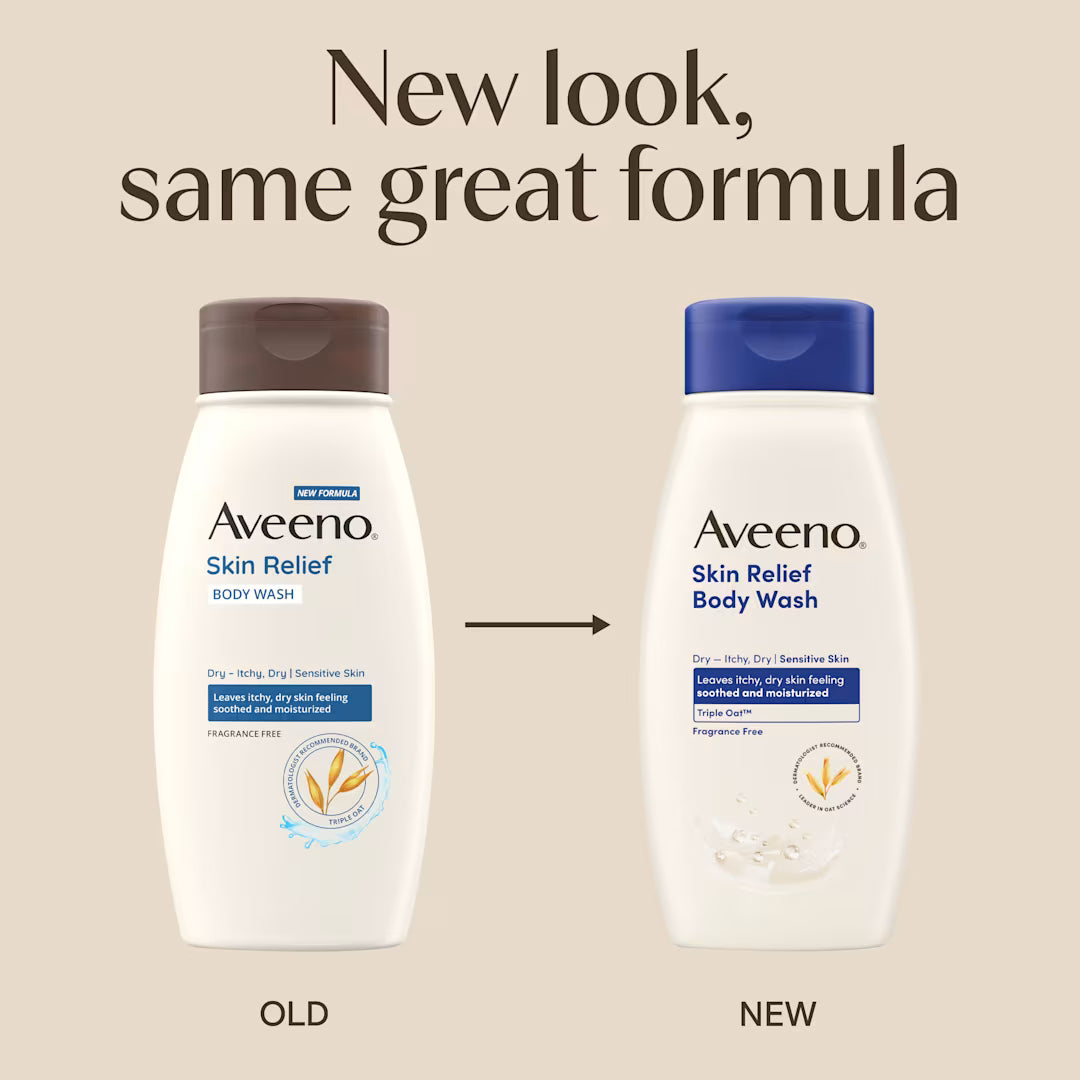 Aveeno Body Wash Skin Relief Sensitive Skin Fragrance Free 532ml product image 3
