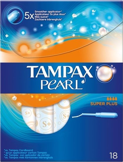 Tampax Pearl Super Plus 18 S product image