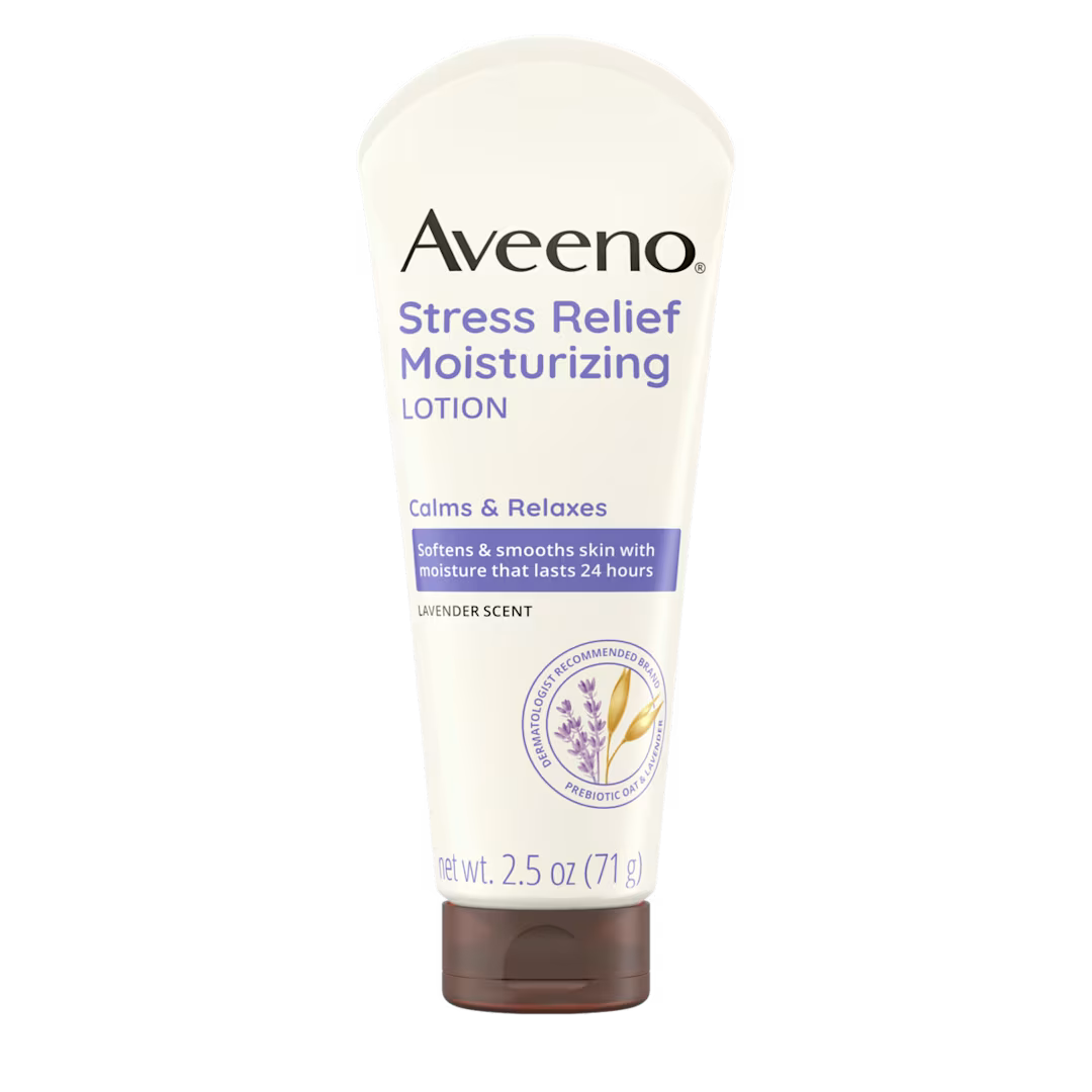Aveeno Stress Relief Moisturizing Lotion Lavender Scent 71g product image 3