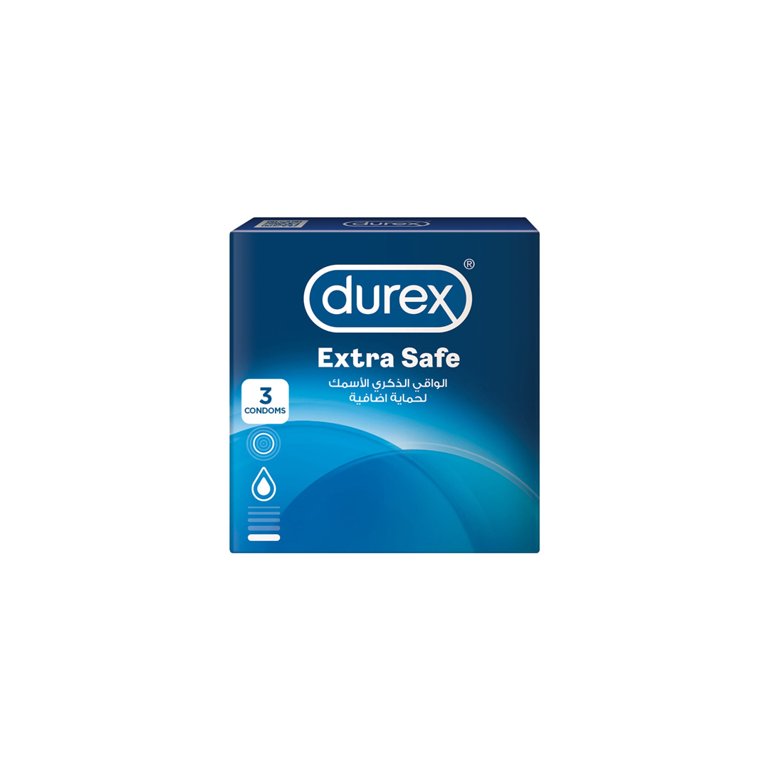 Durex Extra Safe Condoms 3 Pieces product image 1