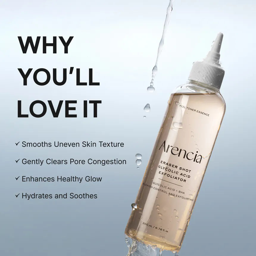 Arencia Eraser Shot Glycolic Acid Exfoliator 200ml product image 3