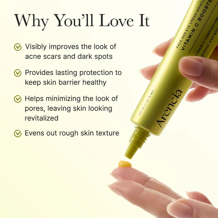 Arencia Face & Eye Moisturizer Cream Vitamin C Booster Shot 10ml product image 3