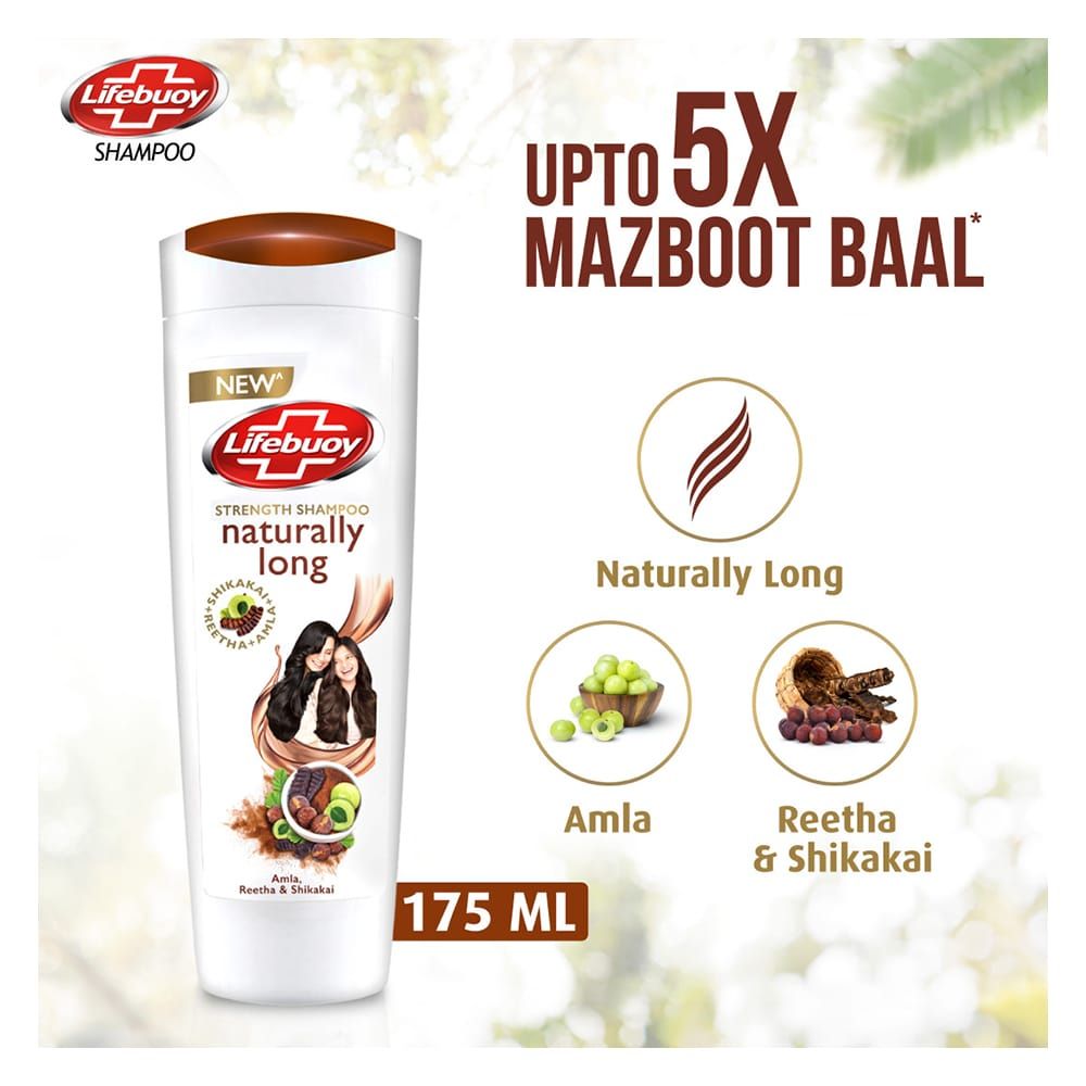 Lifebuoy Naturally Long Shampoo 175ml product image