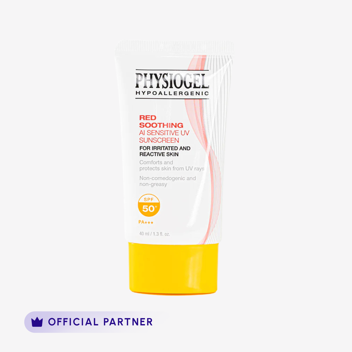 Physiogel Red Smoothing Ai Sensitive Uv Sunscreen Spf 50 40ml product image 1