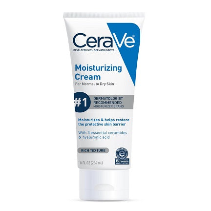 Cerave Moisturising Cream Rich Texture For Normal To Dry Skin 236ml product image