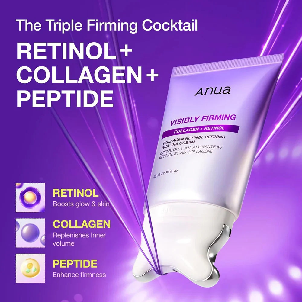 Anua Visibly Firming Collagen Retinol Refining Gua Sha Cream 80ml product image 2