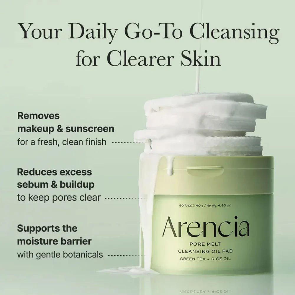 Arencia Pore Melt Cleansing Oil Pad 50's / 140g product image 2