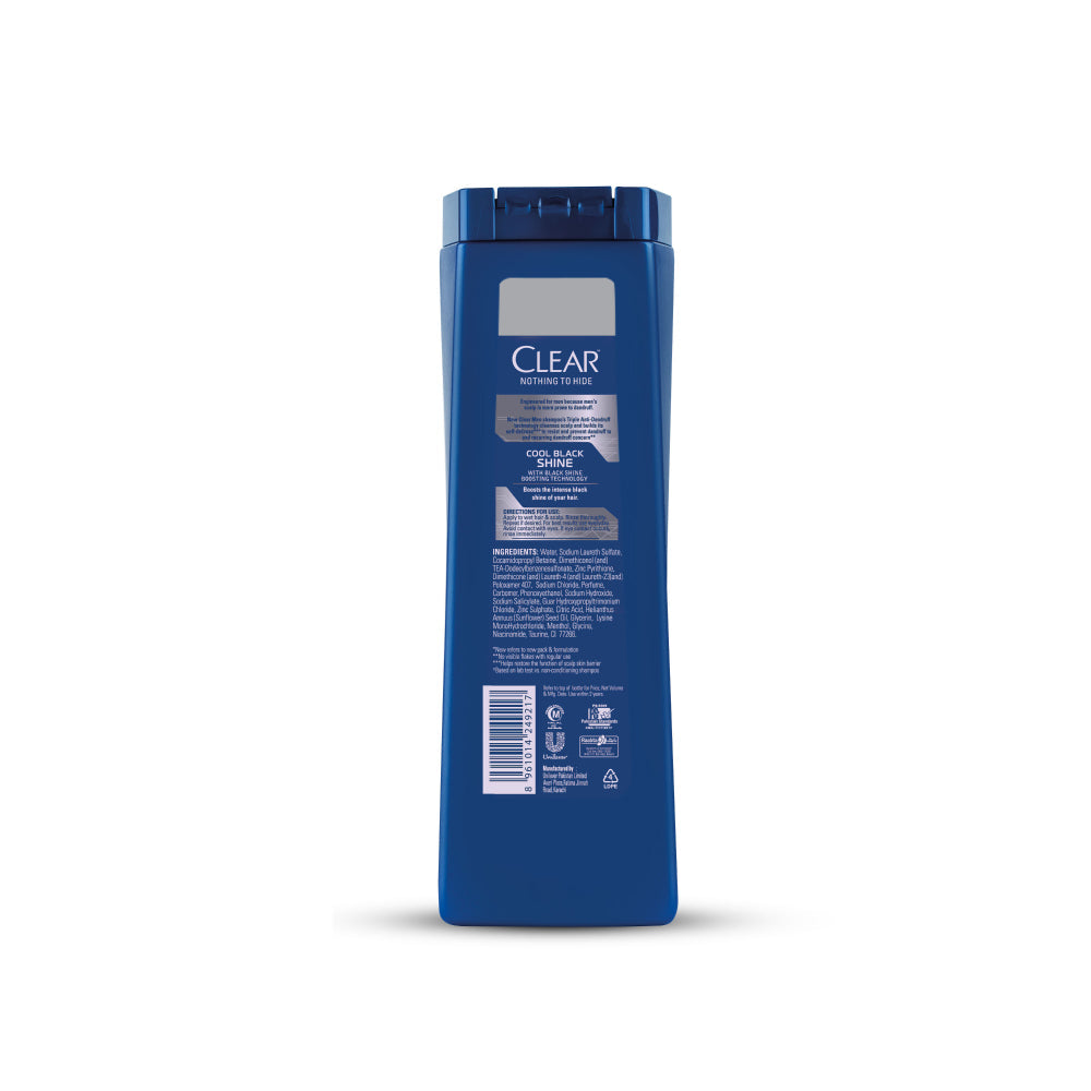 Clear Shampoo Black Shine 185ml product image 2
