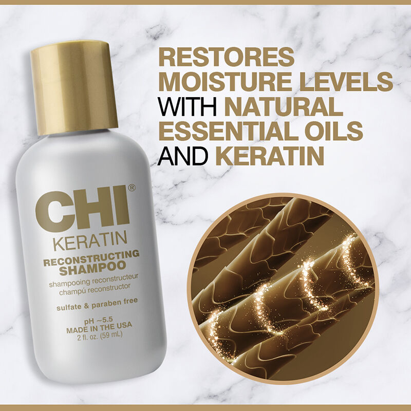 CHI Keratin Reconstructing Shampoo 59ml product image 3