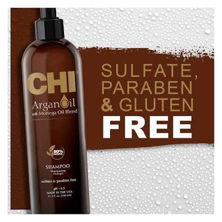 CHI Argan Oil With Moringa Oil Blend Shampoo 340ml product image 3