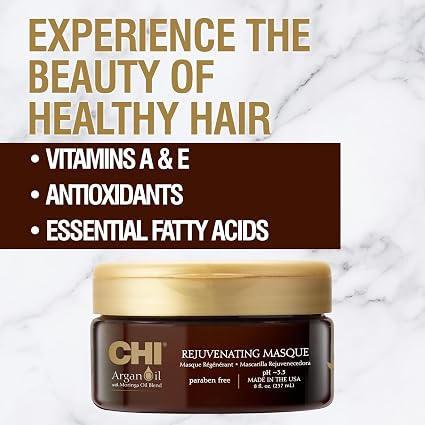 CHI Argan Oil With Moringa Oil Blend Rejuvenating Masque 237ml product image 2