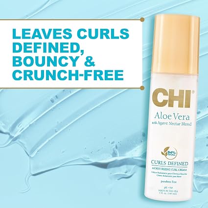 CHI Aloe Vera With Agave Nectar Blend Moisturizing Curl Cream 148ml product image 2