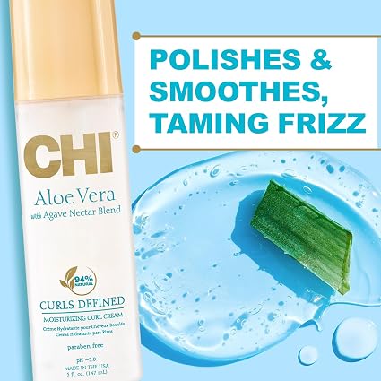 CHI Aloe Vera With Agave Nectar Blend Moisturizing Curl Cream 148ml product image 3