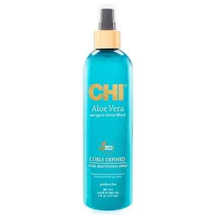 CHI Aloe Vera With Agave Nectar Blend Curl Reactivating Spray 177ml product image 1