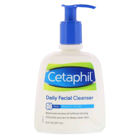 Cetaphil Daily Facial Cleanser Face Normal To Oily Skin 8oz/237ml product image
