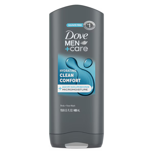 Dove Men + Care Body & Face Wash Usa Clean Comfort 13.5oz/400ml product image 1