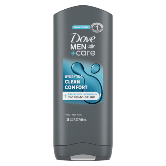 Dove Men + Care Body & Face Wash Usa Clean Comfort 13.5oz/400ml product image 1