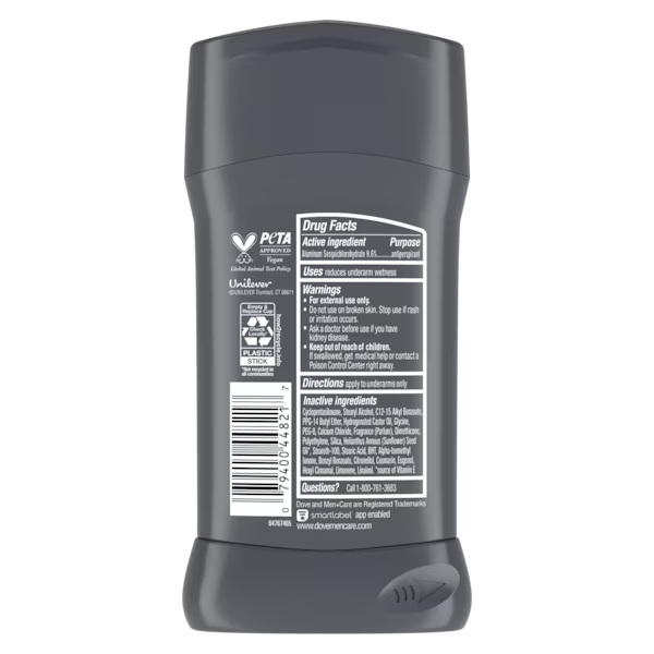Dove Deodorant Stick A/P Men+Care Stain Defense Cool 76g product image 2