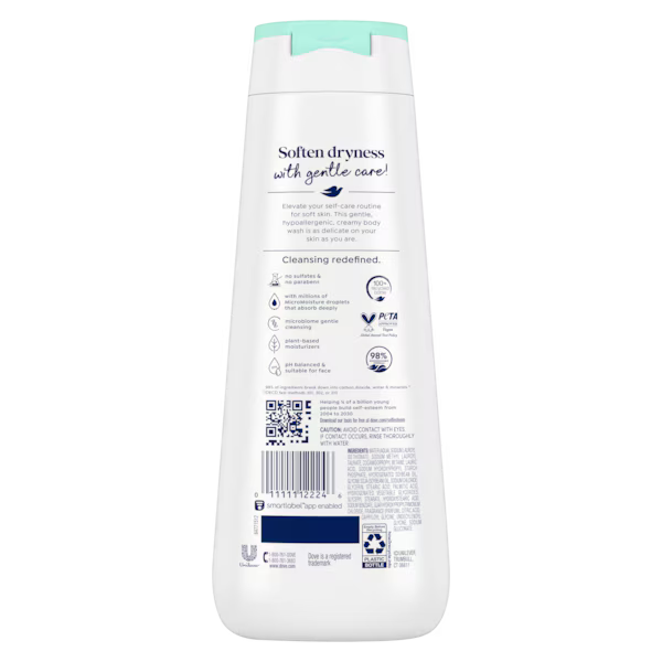 Dove Body Wash Usa Sensitive Hypoallergenic 20oz/591ml product image 2