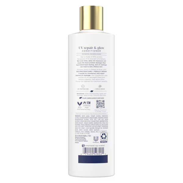 Dove Conditioner Usa Uv Repair & Glow 12oz/355ml product image 2