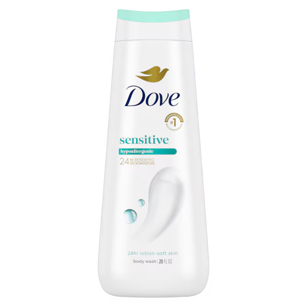 Dove Body Wash Usa Sensitive Hypoallergenic 20oz/591ml product image 1
