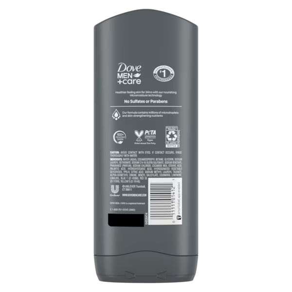 Dove Men + Care Body & Face Wash Usa Clean Comfort 13.5oz/400ml product image 2