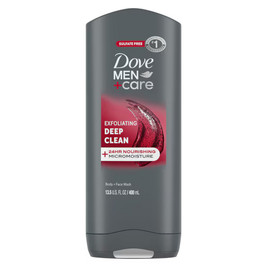 Dove Men + Care Body & Face Wash Usa Deep Clean 13.5oz/400ml product image 1