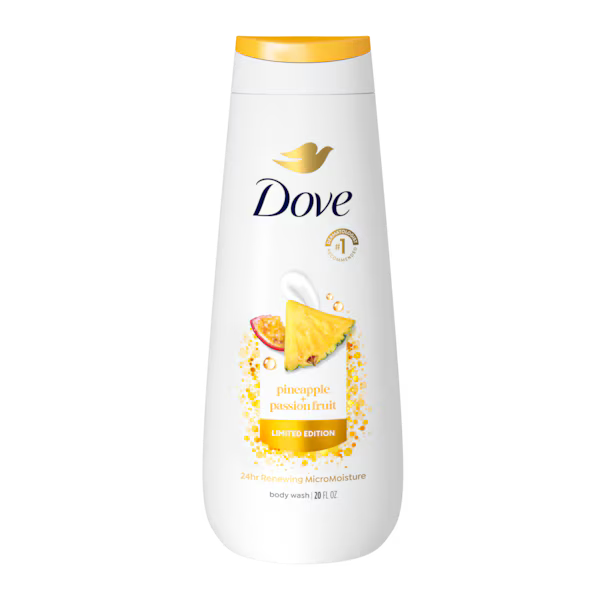 Dove Body Wash Usa Pineapple & Passion Fruit 20oz/591ml product image 1