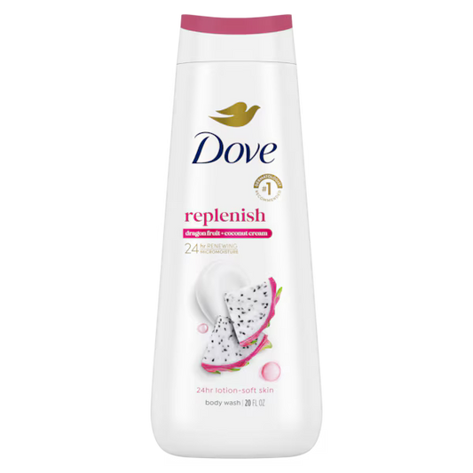 Dove Body Wash Usa Replenish Dragon Fruit & Coconut Cream 20oz/591ml product image 1