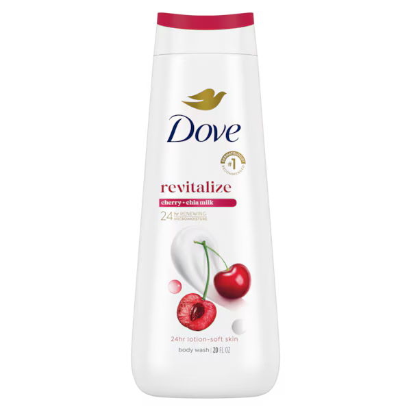 Dove Body Wash Usa Revitalize Cherry & Chia Milk 20oz/591ml product image 1