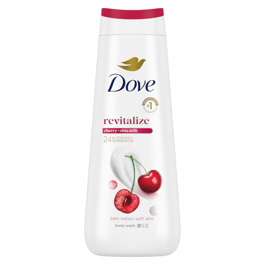 Dove Body Wash Usa Revitalize Cherry & Chia Milk 20oz/591ml product image 1