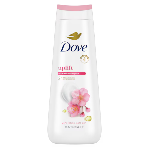 Dove Body Wash Usa Uplift Sakura Blossom & Yuzu 20oz/591ml product image 1