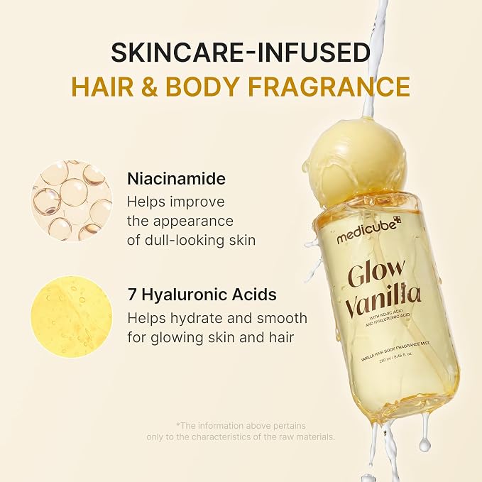 Medicube Glow Vanilla Hair & Body Fragrance Mist 100ml product image 2