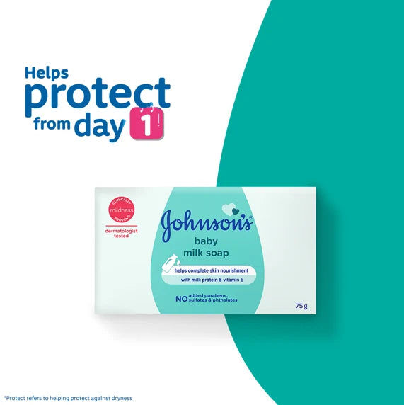Johnsons Baby Soap Milk 75g product image 1