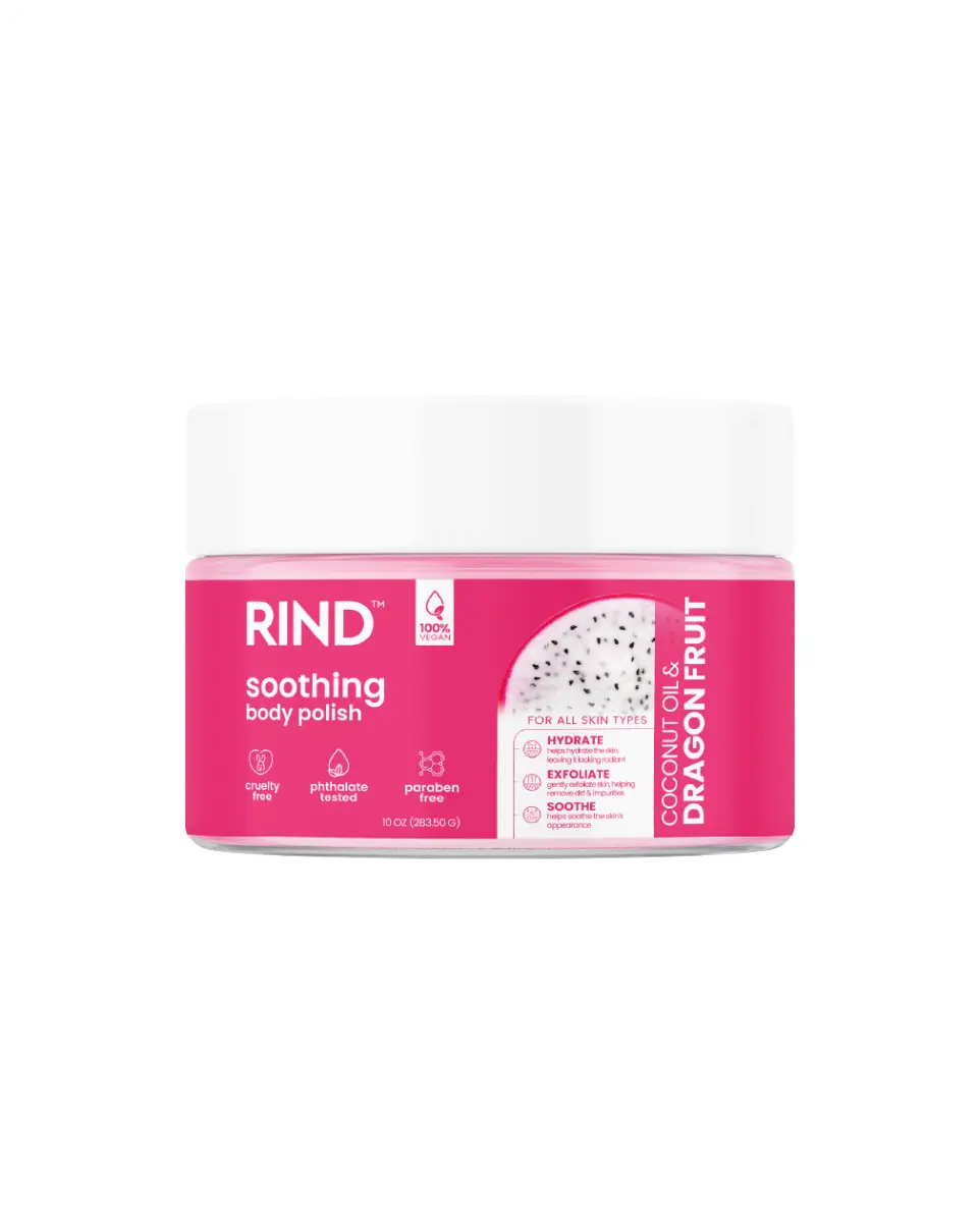 Rind Body Polish Balancing Coconut Oil & Dragon Fruit 10oz/283g product image