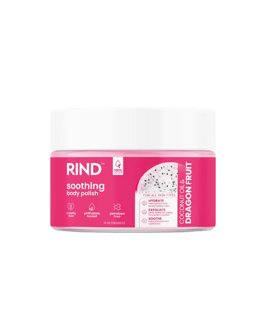 Rind Body Polish Balancing Coconut Oil & Dragon Fruit 10oz/283g product image