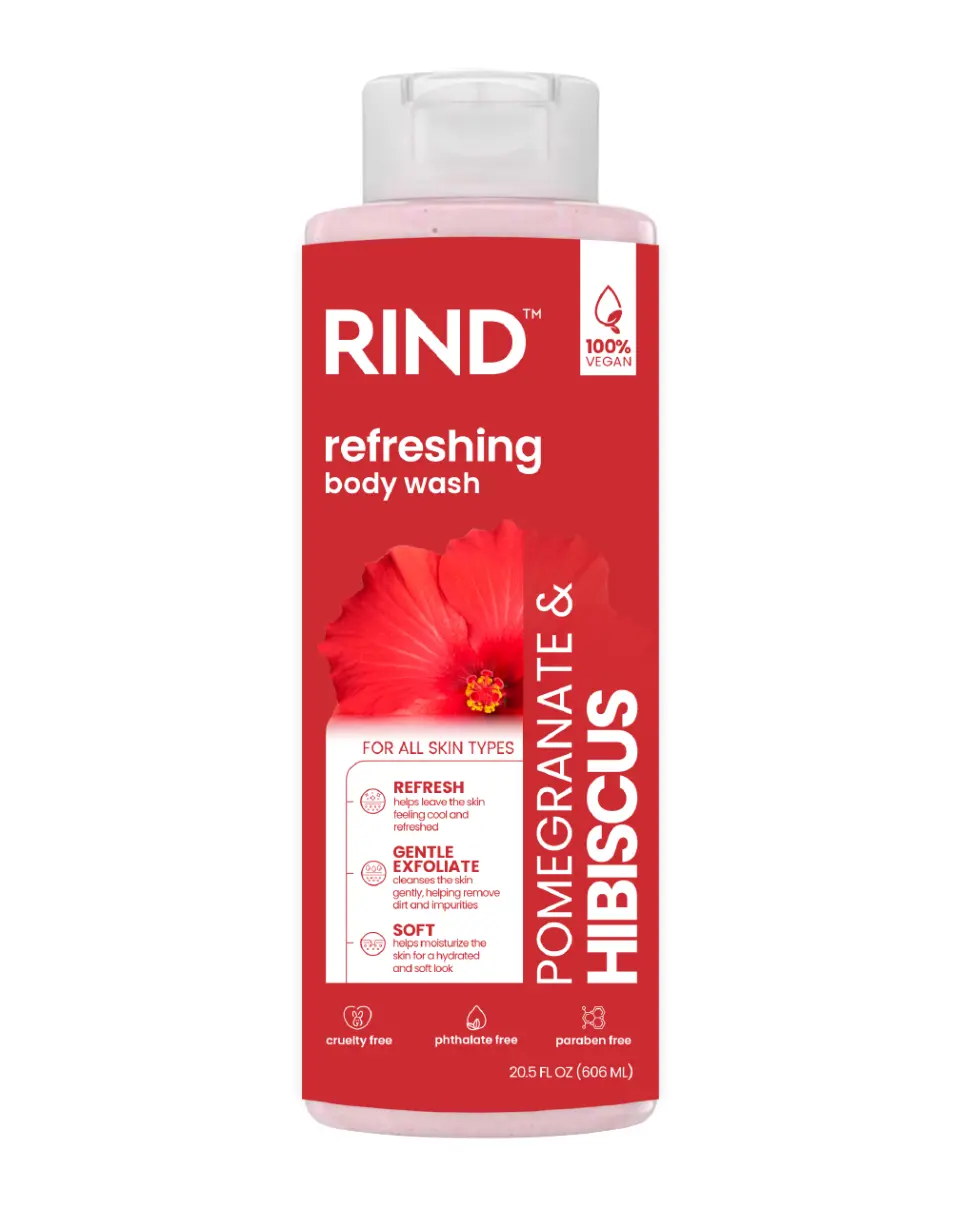 Rind Body Wash Refreshing Pomegranate & Hibiscus 20.5oz/606ml product image