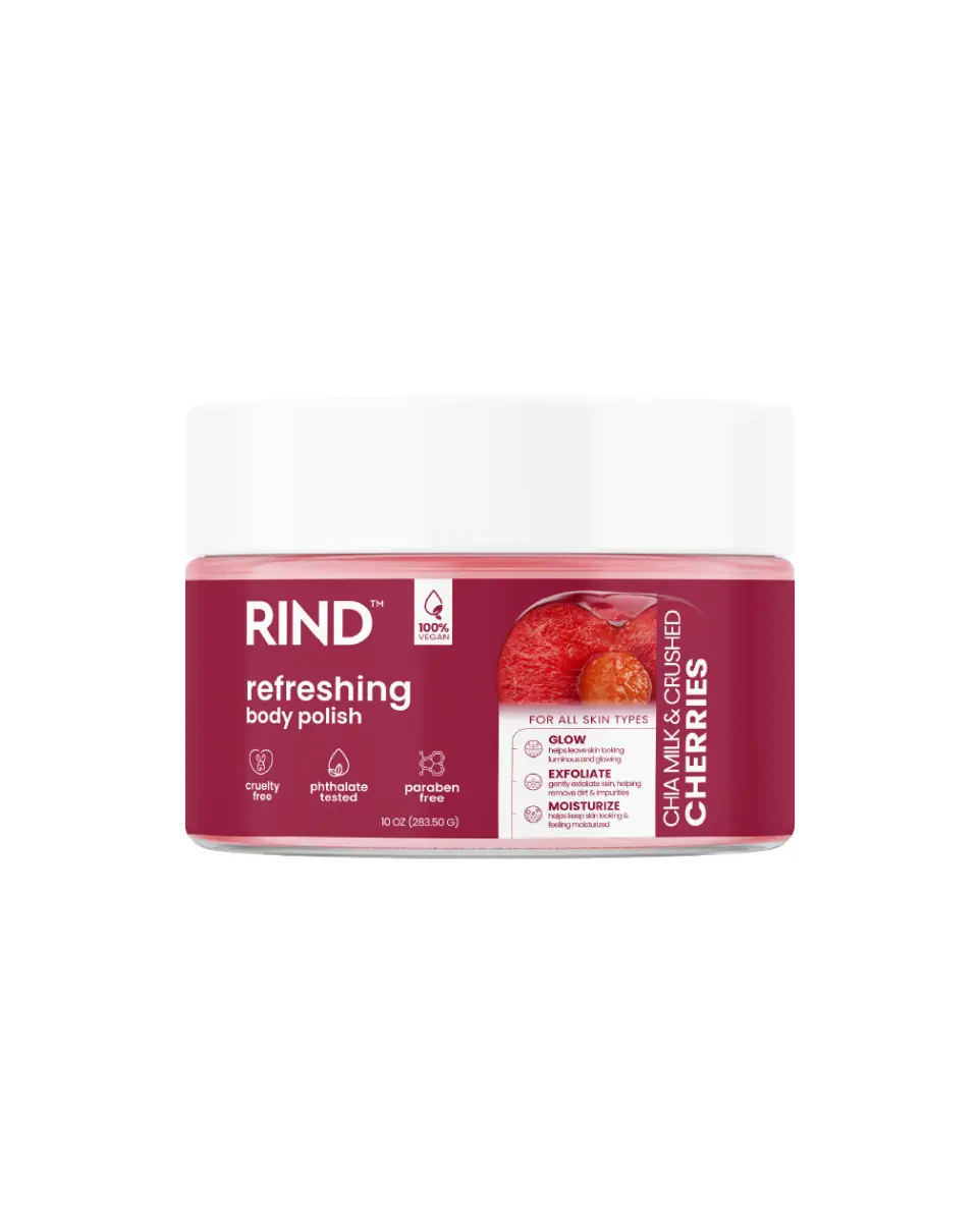 Rind Body Polish Refreshing Sweet Cherries & Chia Oil 10oz/283g product image