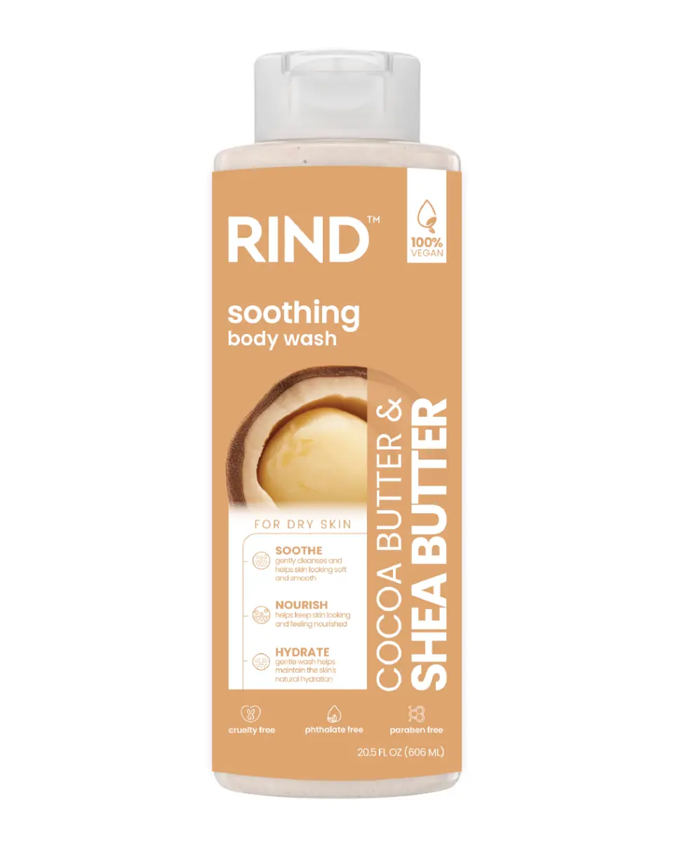 Rind Body Wash Soothing Cocoa Butter & Shea Butter 20.5oz/606ml product image