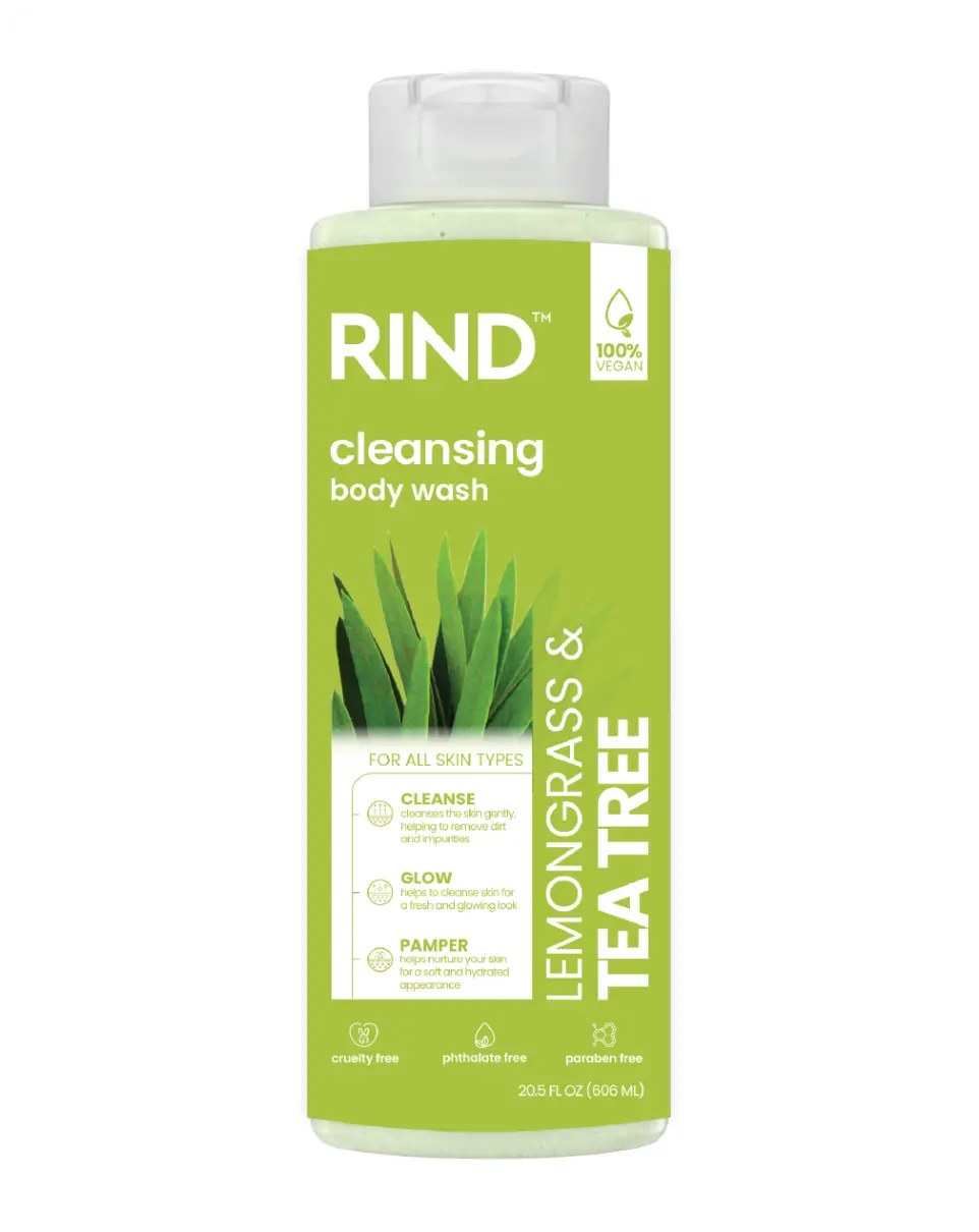 Rind Body Wash Cleansing Lemongrass & Tea Tree 20.5oz/606ml product image