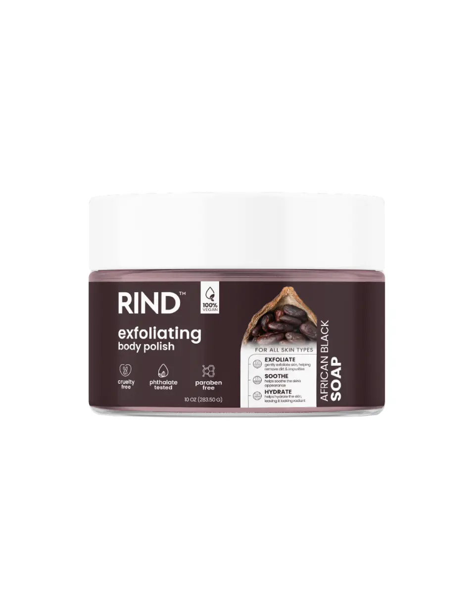 Rind Body Polish Exfoliating African Black Soap 10oz/283g product image