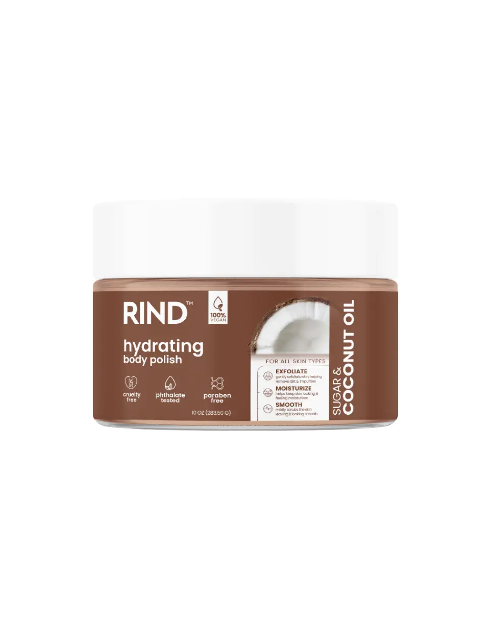 Rind Body Polish Hydrating Brown Sugar & Coconut Oil 10oz/283g product image