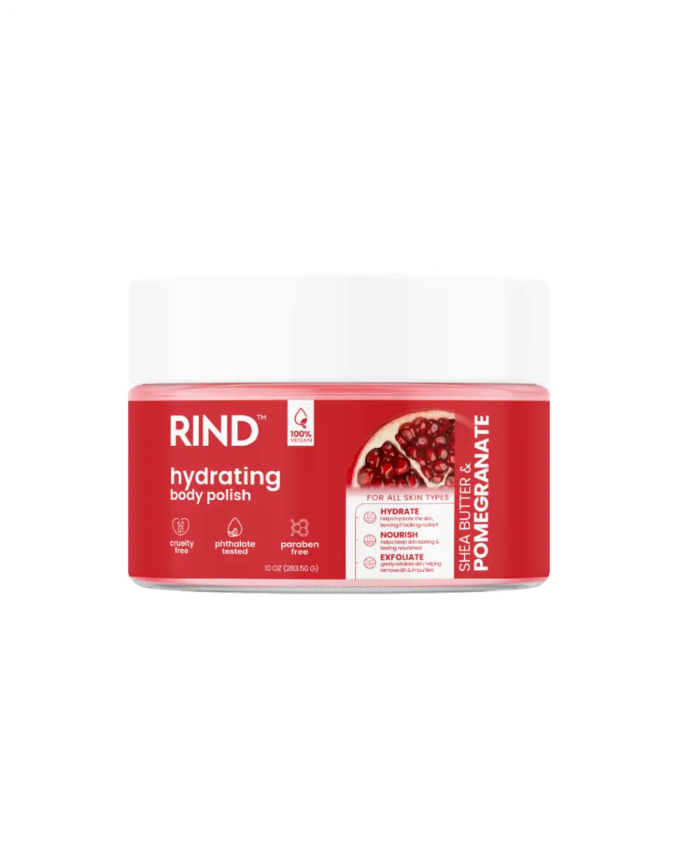 Rind Body Polish Hydrating Shea Butter & Pomegranate 10oz/283g product image