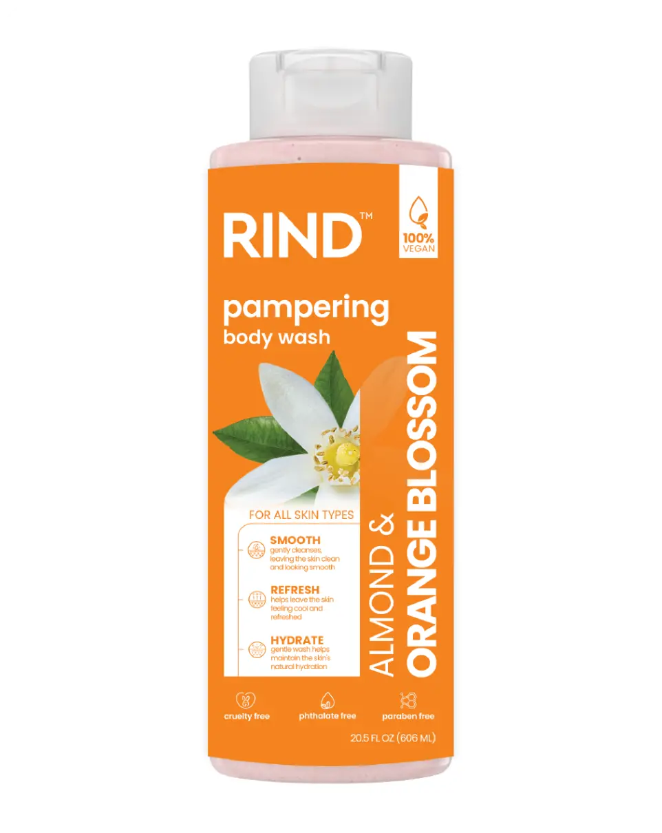 Rind Body Wash Pampering Almond & Orange Blossom 20.5oz/606ml product image